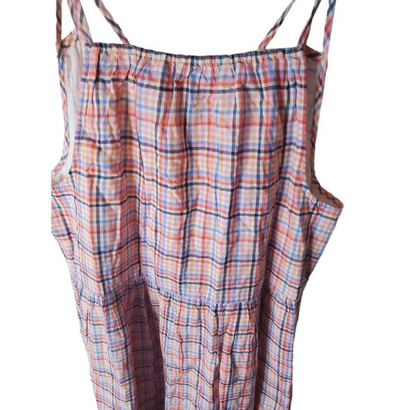 Loft Cotton/Spandex Plaid Dress, NWT, Size 6 - Picture 4 of 6